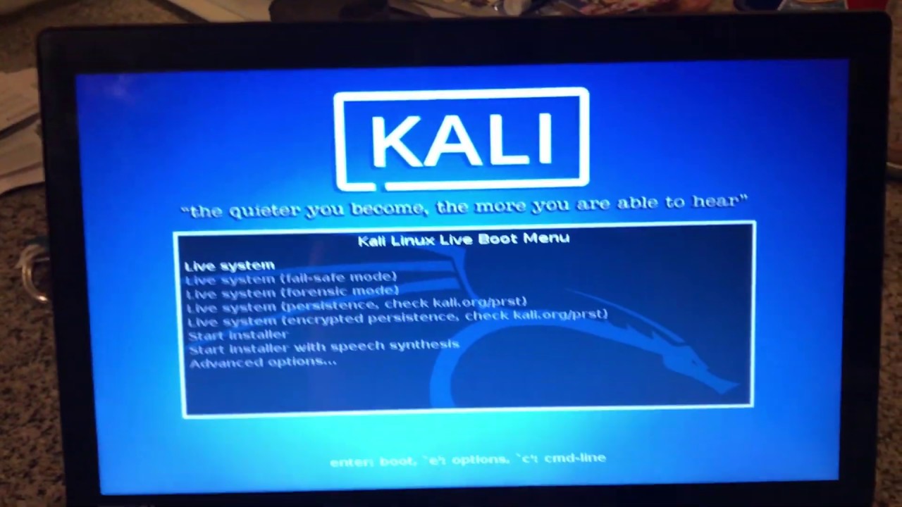 make a live usb for kali linux on mac refined